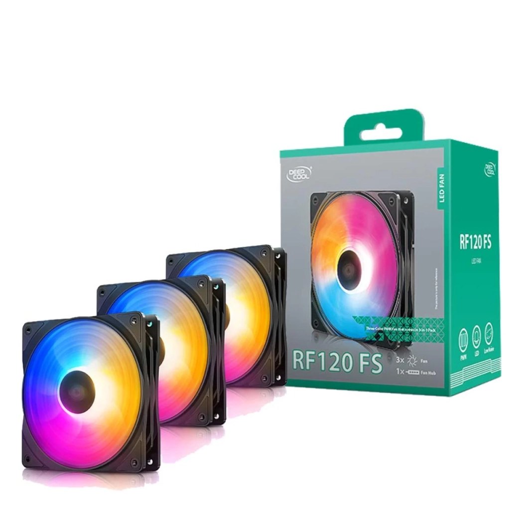 DEEPCOOL RF120 FS مقاس 120 مم (3 في 1) تصميم محسّن لـ 9 شفرات للمروحة