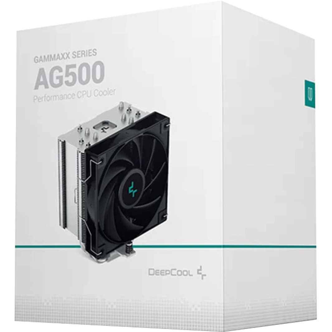 DeepCool GAMMAXX AG500 CPU مبرد الهواء 240 وات TDP 120 مم PWM Fan 1850 دورة في الدقيقة ضوضاء هادئة لـ AMD وIntel