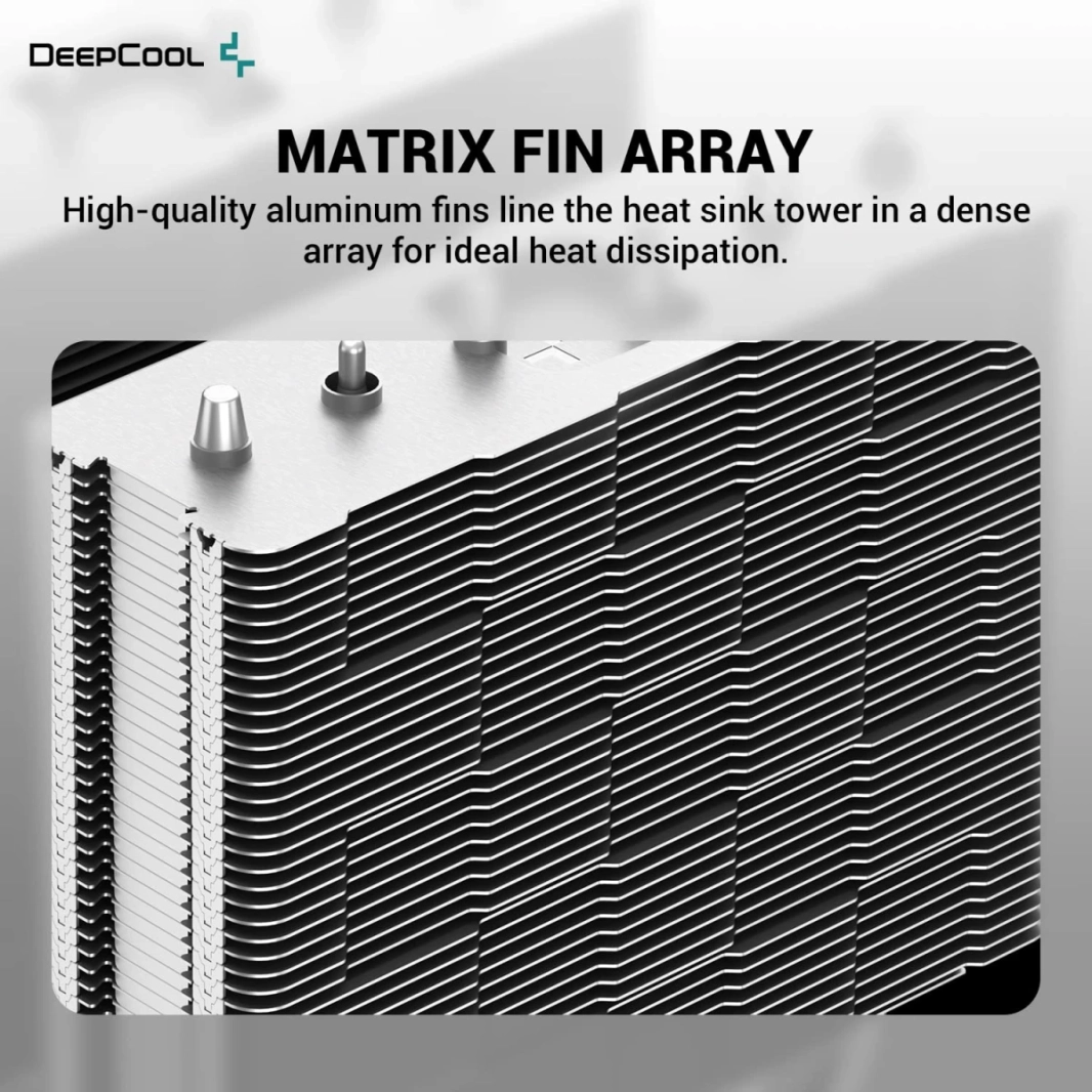 DeepCool GAMMAXX AG620 وحدة المعالجة المركزية مبرد الهواء مايتي 260 وات TDP 6 قطع أنابيب حرارة نحاسية ARGB مزامنة مع مروحة 120 مم PWM
