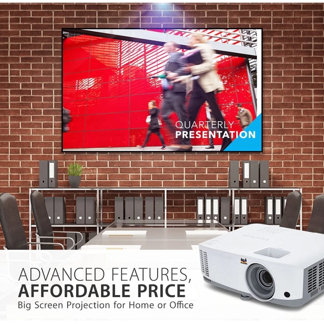 ViewSonic PA503S 3800 Lumens SVGA High Brightness Projector Projector for Home & Office w/ HDMI Vertical Keystone