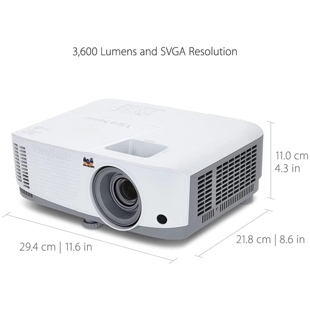 ViewSonic PA503S 3800 Lumens SVGA High Brightness Projector Projector for Home & Office w/ HDMI Vertical Keystone