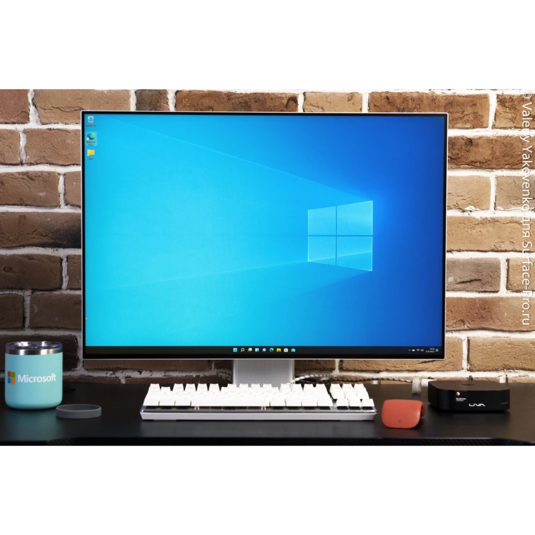ECS ELITEGROUP DHF-01846 LIVA MINI BOX QC710 سطح المكتب Qualcomm Snapdragon SC7180 8-CORES للمنزل والأعمال