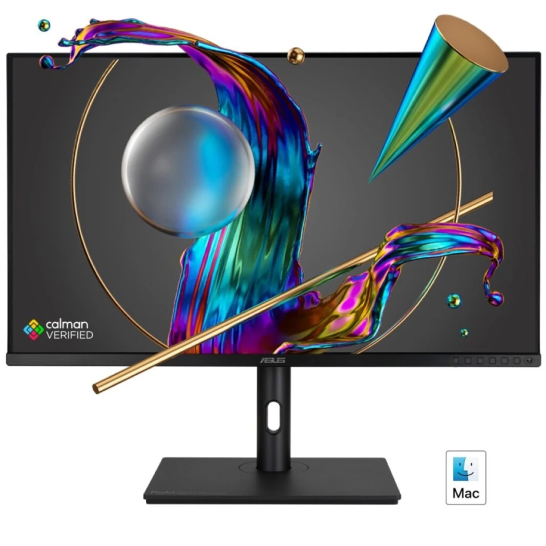 ASUS PROART PA329CV 31.5 "IPS 4K 100 ٪ SRGB REC.709 دقة اللون دلتا E <2 Calman التحقق من ارتفاع C-Clamp قابل للتعديل