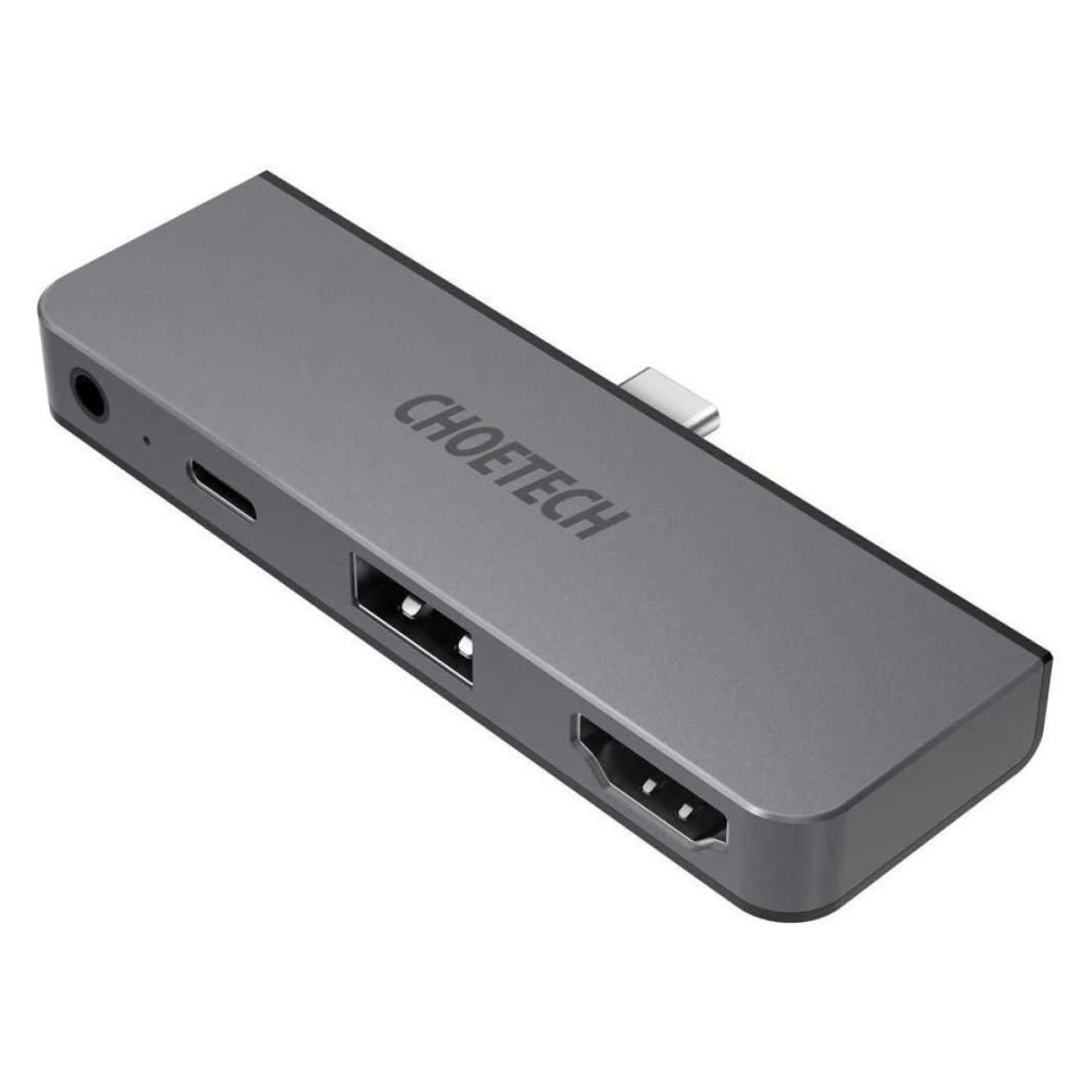 Choetech Hub-M13 USB Type C 4in1 Hub 4K 60Hz HDMI PD 60W Audio for iPad Pro