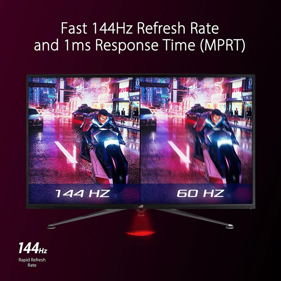 ASUS ROG Strix XG43UQ 43 "4K HDR DSC 144HZ 1MS HDR 1000 DCI-P3 90 ٪ HDMI 2.1 Extreme Low Motion Blur Sync & Freesync ™ Premium Pro