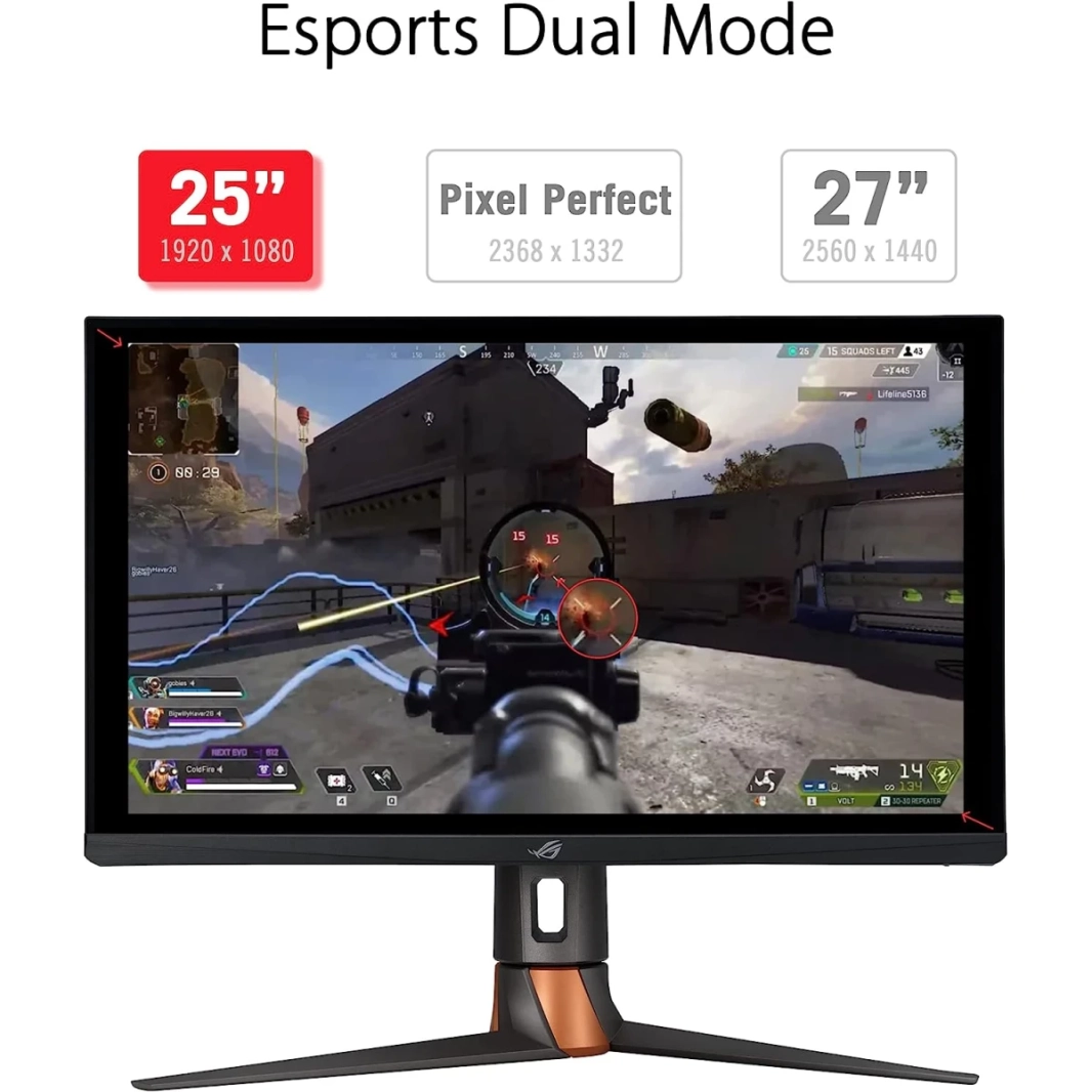 ASUS ROG Swift PG27AQN 27" Fast IPS 360Hz HDR600 2K 1ms  G-SYNC Eye Care NVIDIA® Reflex Analyzer VESA Wall Mountable