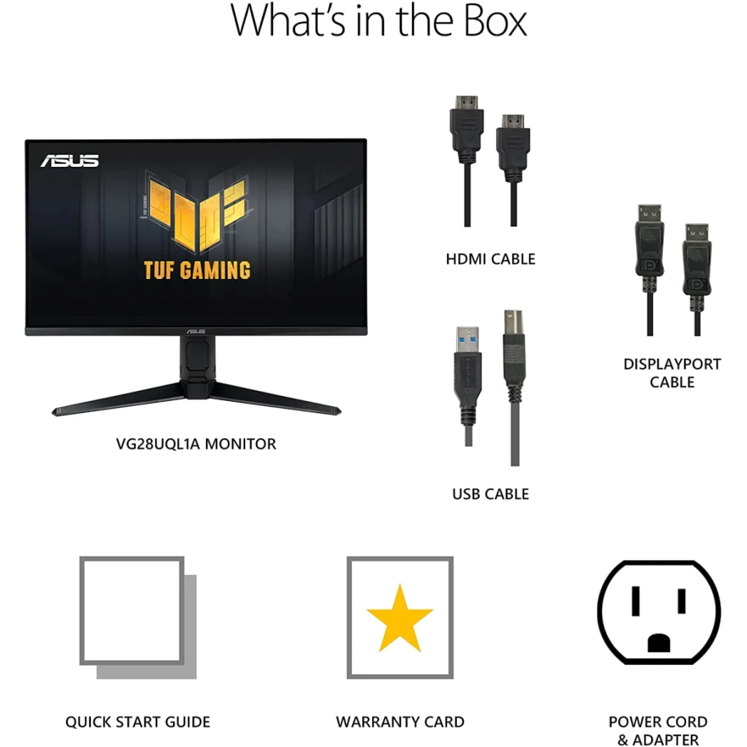 ASUS TUF 28 "VG28UQL1A 4K 144Hz HDMI 2.1 IPS FAST
