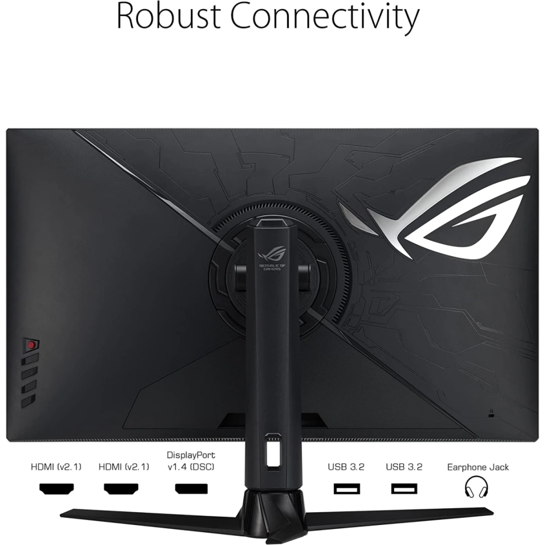 ASUS XG32UQ ROG Strix 32 "4K Fast IPS HDMI 2.1 DSC 160HZ 1MS HDR600 G-SYNC متوافقة