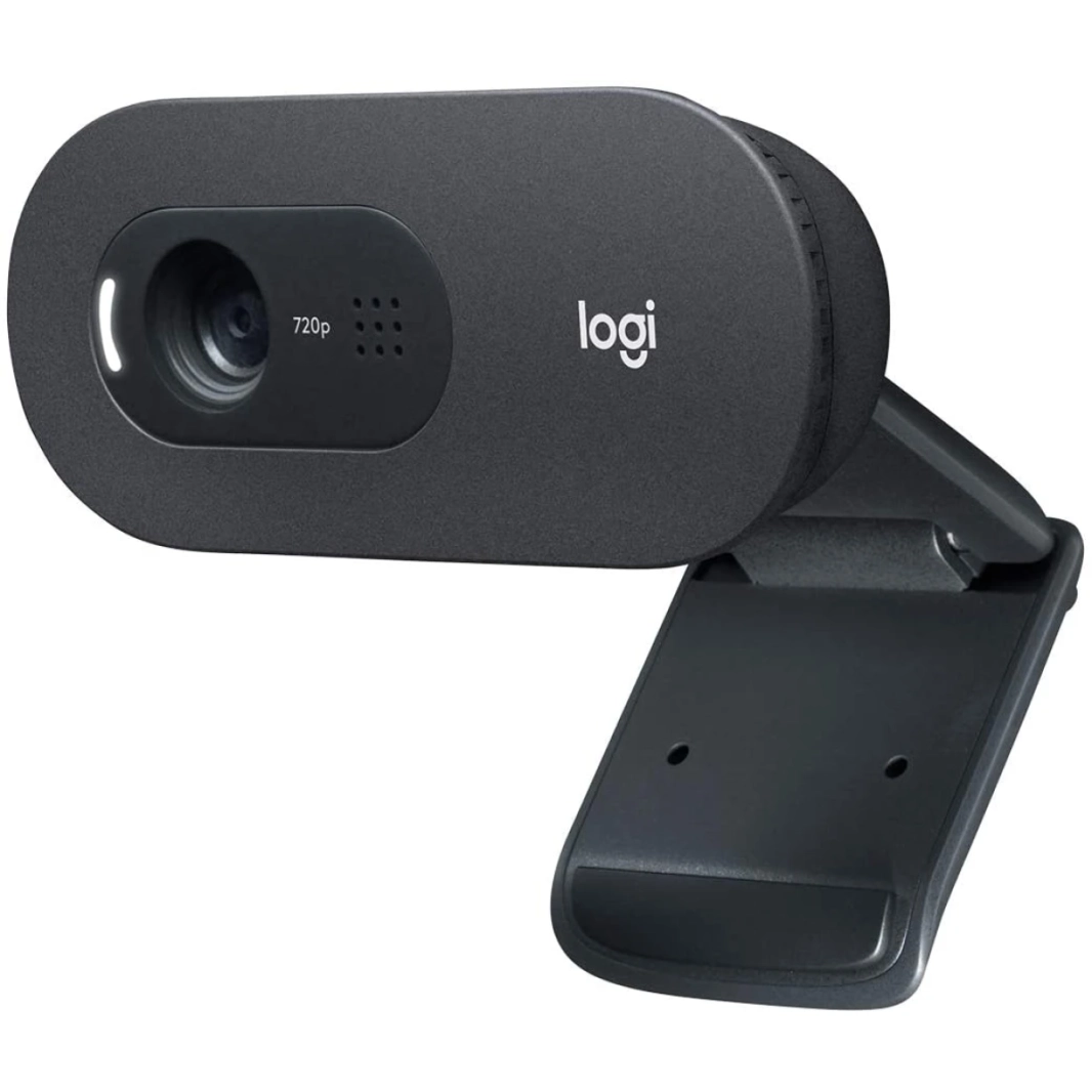 Logitech C505 WebCAM 720P HD USB لسطح المكتب والكمبيوتر المحمول مع/ MICROPHONE طويل المدى و MAC