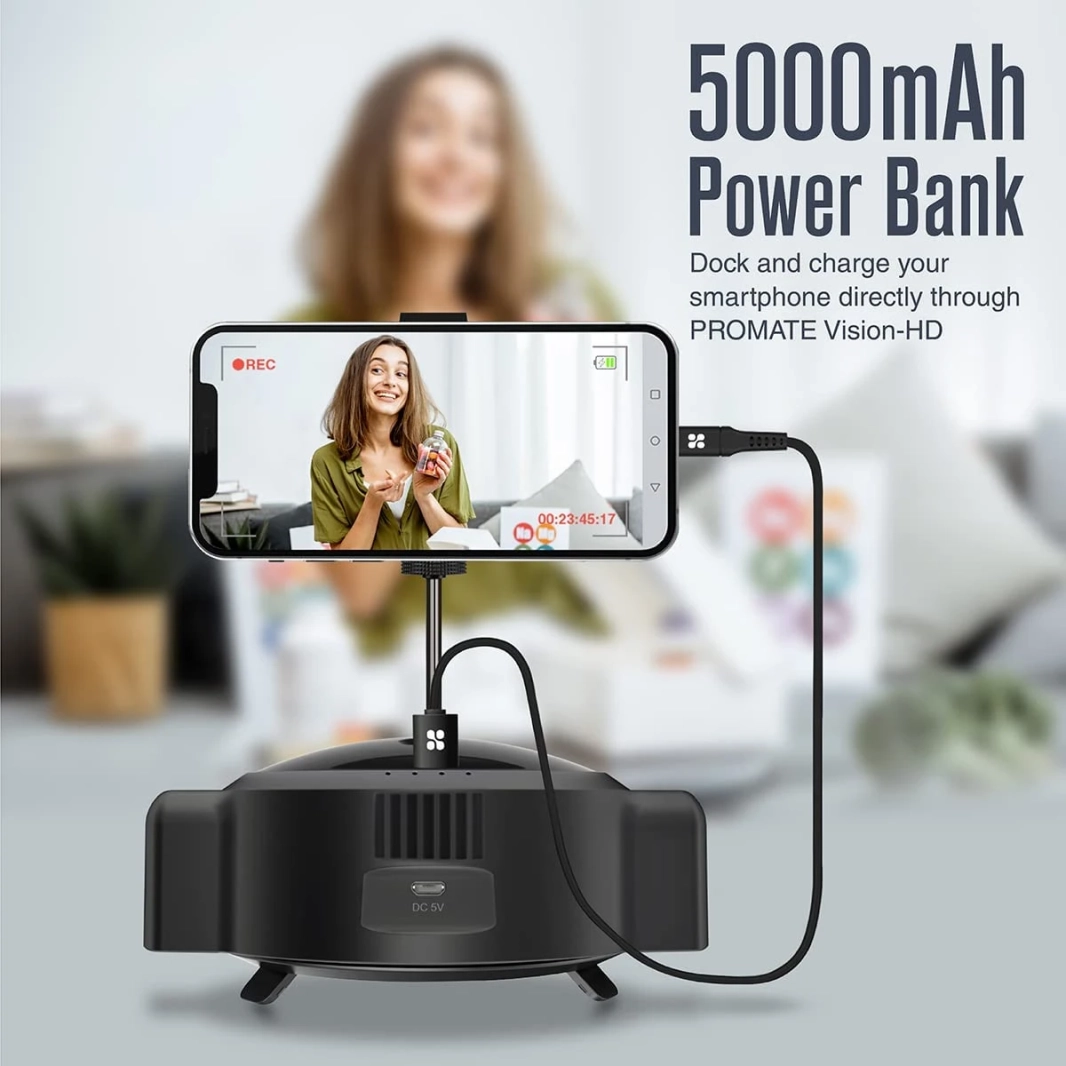 PROMATE VISION-HD 3-in-1 AI Auto Tracking Camera Web Web Camer