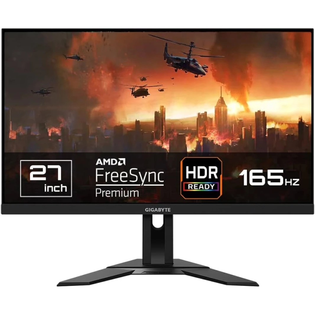 Gigabyte G27f II 27 "SS IPS Full HD حتى 170 هرتز 1MS 130 ٪ SRGB HDR جاهز AMD Freesync W/ 1x Port 2x HDMI 2.0/ USB 3.2 HUB