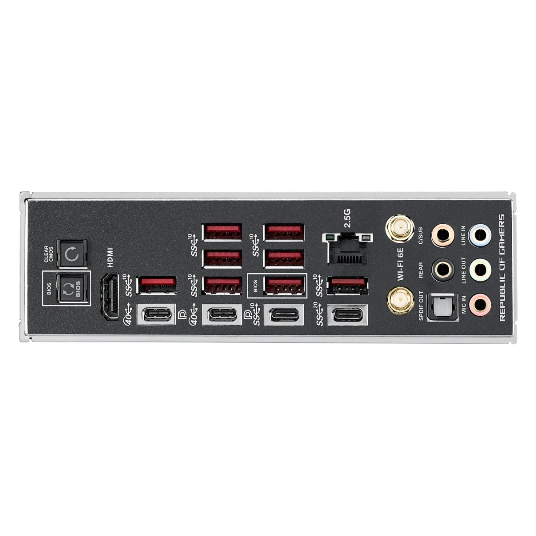 ASUS ROG Crosshair X670E HERO WIFI 6E DDR5 AM5 RYZEN 7000 PCIE® 5.0 5XM.2 SLOTS USB 3.2 Gen 2x2 USB4 Mainboard
