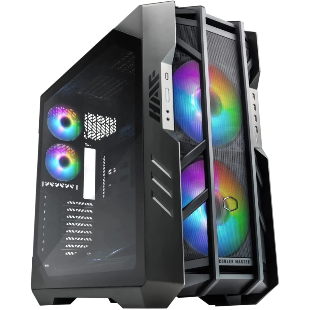 Cooler Master HAF 700 High Airflow Case Mesh Front Panel Dual 200mm Sickleflow ARGB Fans w/ USB Type C