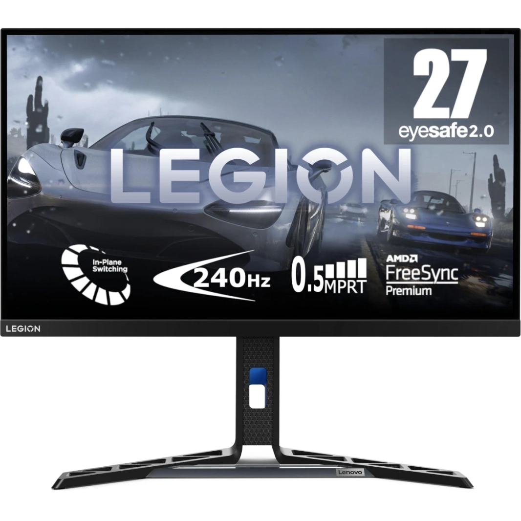 Lenovo Legion Y27F-30 27 "IPS Full HD حتى 280 هرتز (OC) 0.5ms 99 ٪ SRGB AMD Freesync ™ قابلة للتعديل ومكبرات الصوت