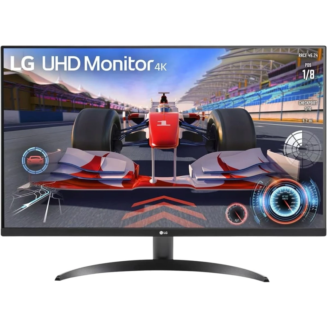 LG 32UR500-B 32 "4K HDR 10 DCI-P3 90 ٪ GAMUT AMD FREESYNC TILT قابل للتعديل مع مكبرات صوت مدمجة