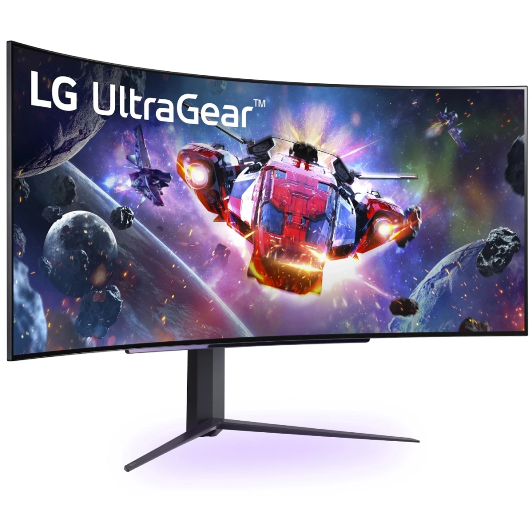 LG 45GR95QE-B 45" UltraGear™ OLED Curved 800R 3K 240Hz .03ms HDR10 DCI-P3 98.5% HDMI 2.1 w/ G-SYNC Compatible