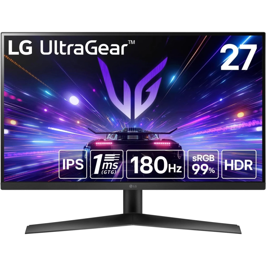 LG UltraGear 27GS50F 27" Full HD Gaming 180Hz 1ms HDR10 AMD FreeSync 3-Side Virtually Borderless Design w/ 2x HDMI, DisplayPort - Black