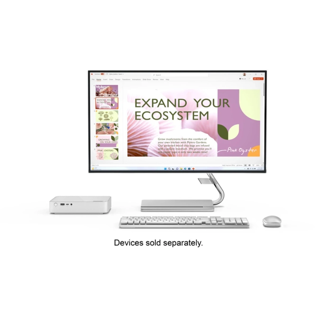 Lenovo IdeaCentre Mini (2023) 13Gen Intel Core I5 ​​12 -Cores Mini Size Max Impact Design - Cloud Gray