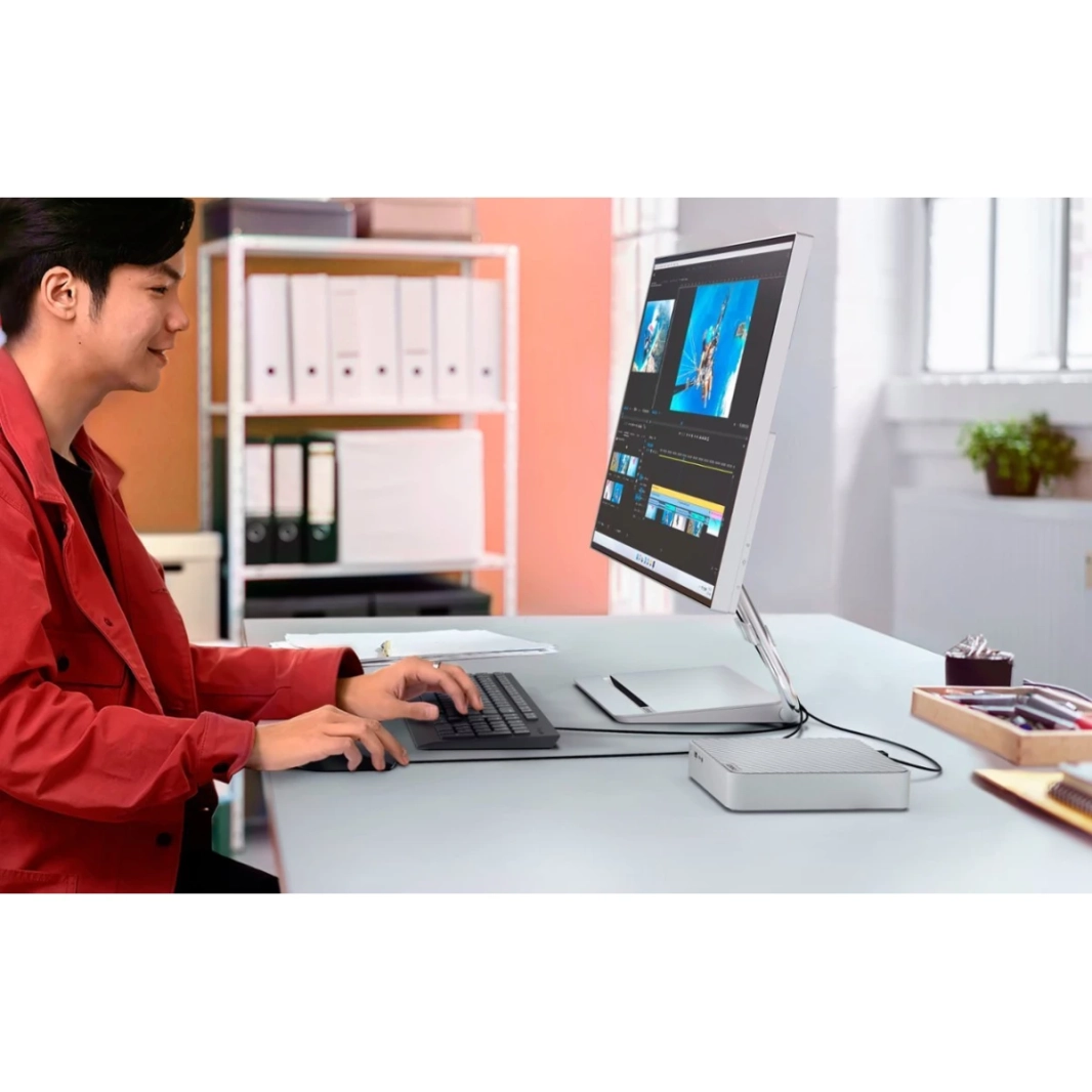 Lenovo IdeaCentre Mini (2023) 13Gen Intel Core I5 ​​12 -Cores Mini Size Max Impact Design - Cloud Gray