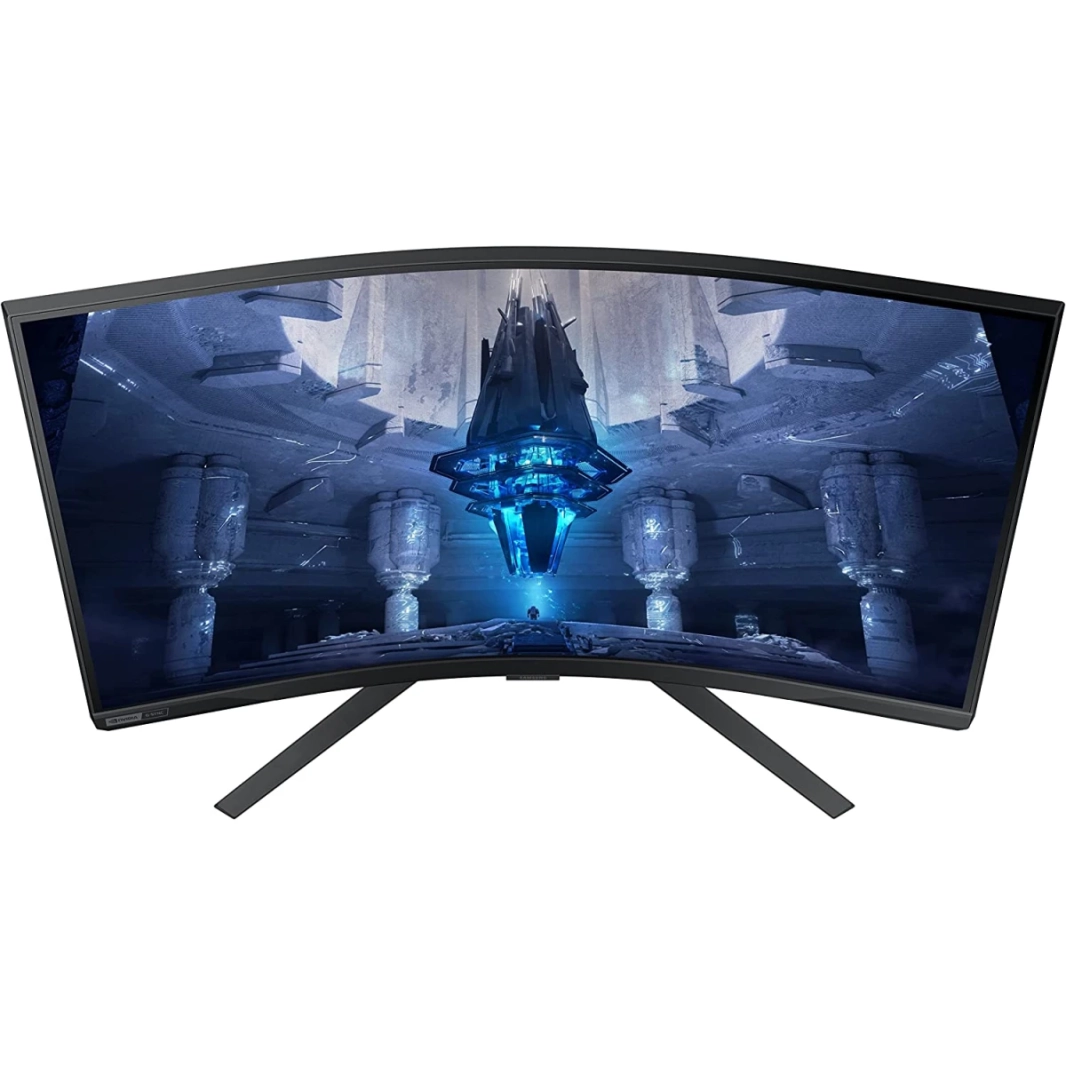 SAMSUNG 32" Odyssey Neo G8 4K UHD 240Hz 1ms G-Sync Curved HDR 2000 G-Sync Compatible Adjustable Stand