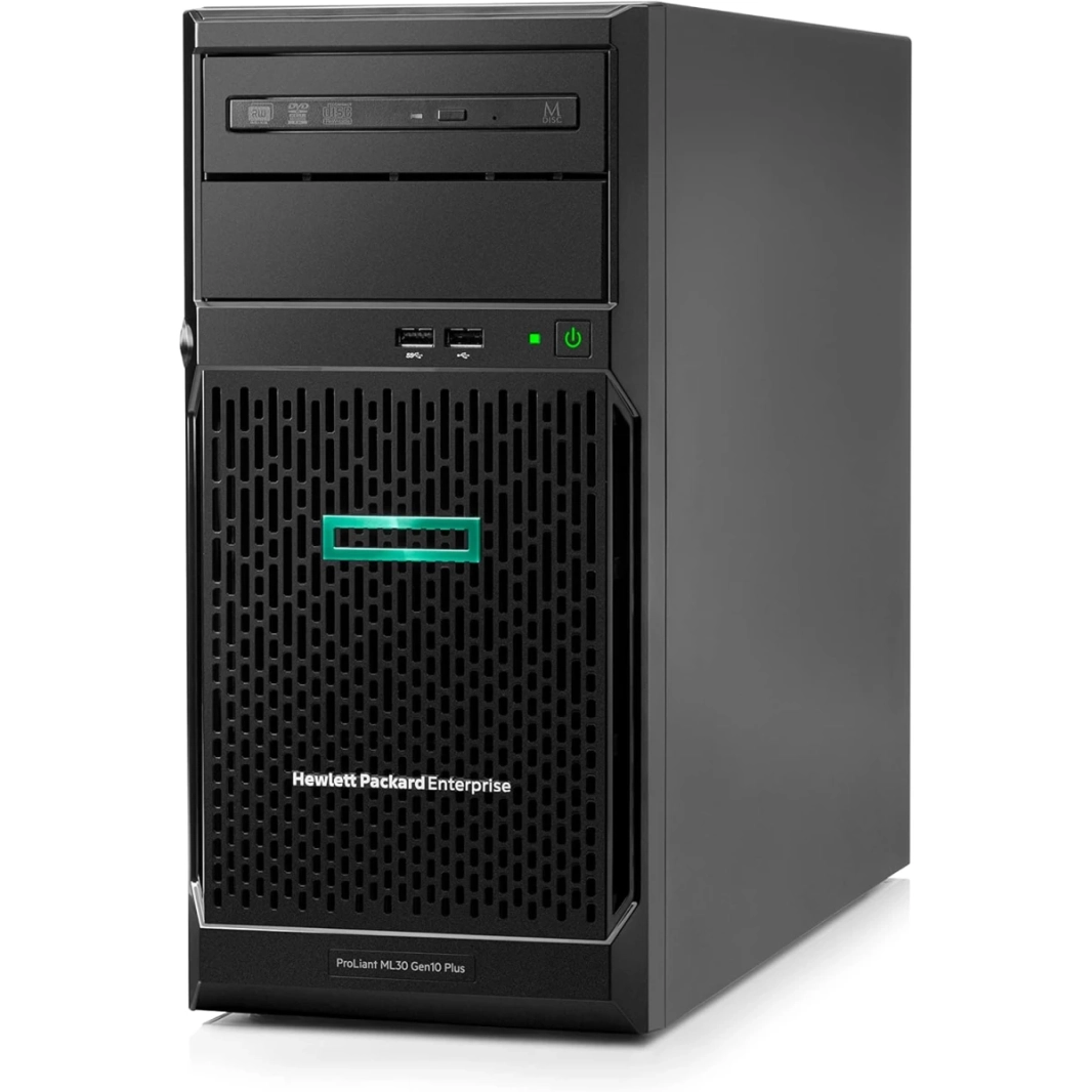 HPE ProLiant ML30 Gen10 Plus Performance Tower Intel Xeon E-2314 up to 4.5GHz 4-Cores w/ 16GB Memory & 2x 960GB HPE Enterprise SSD
