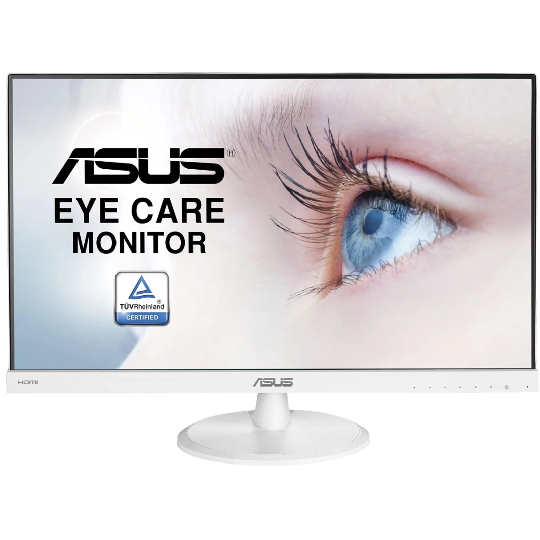 ASUS VC239HE -W 23 "Full HD IPS Frameless Flicker Free Blue Light Filter HDMI & VGA واجهة - أبيض