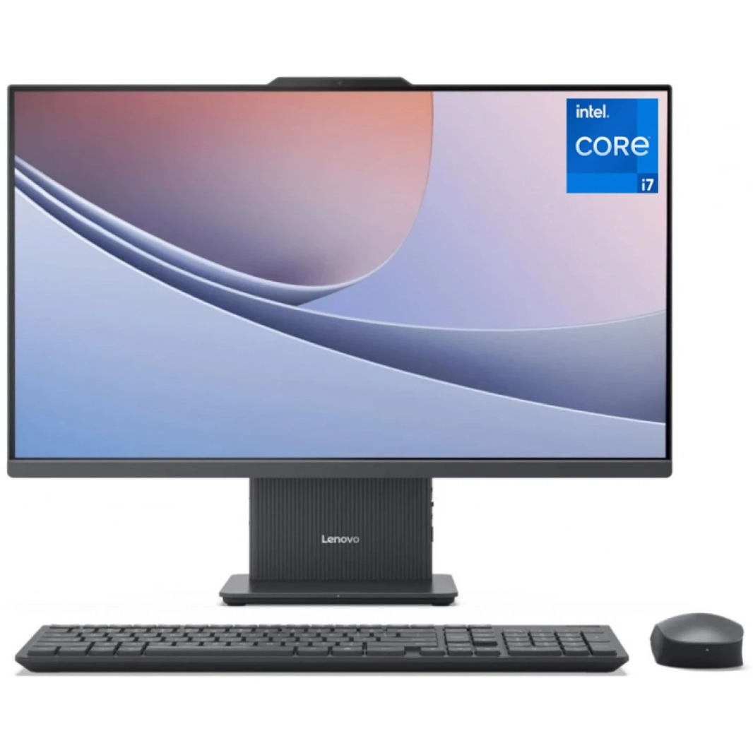 Lenovo ThinkCentre NEO 50a (2024) 27" All-in-One PC 13Gen Intel Core i7 10-Cores w/ High-Performance Processor & DDR5 Memory  - Black