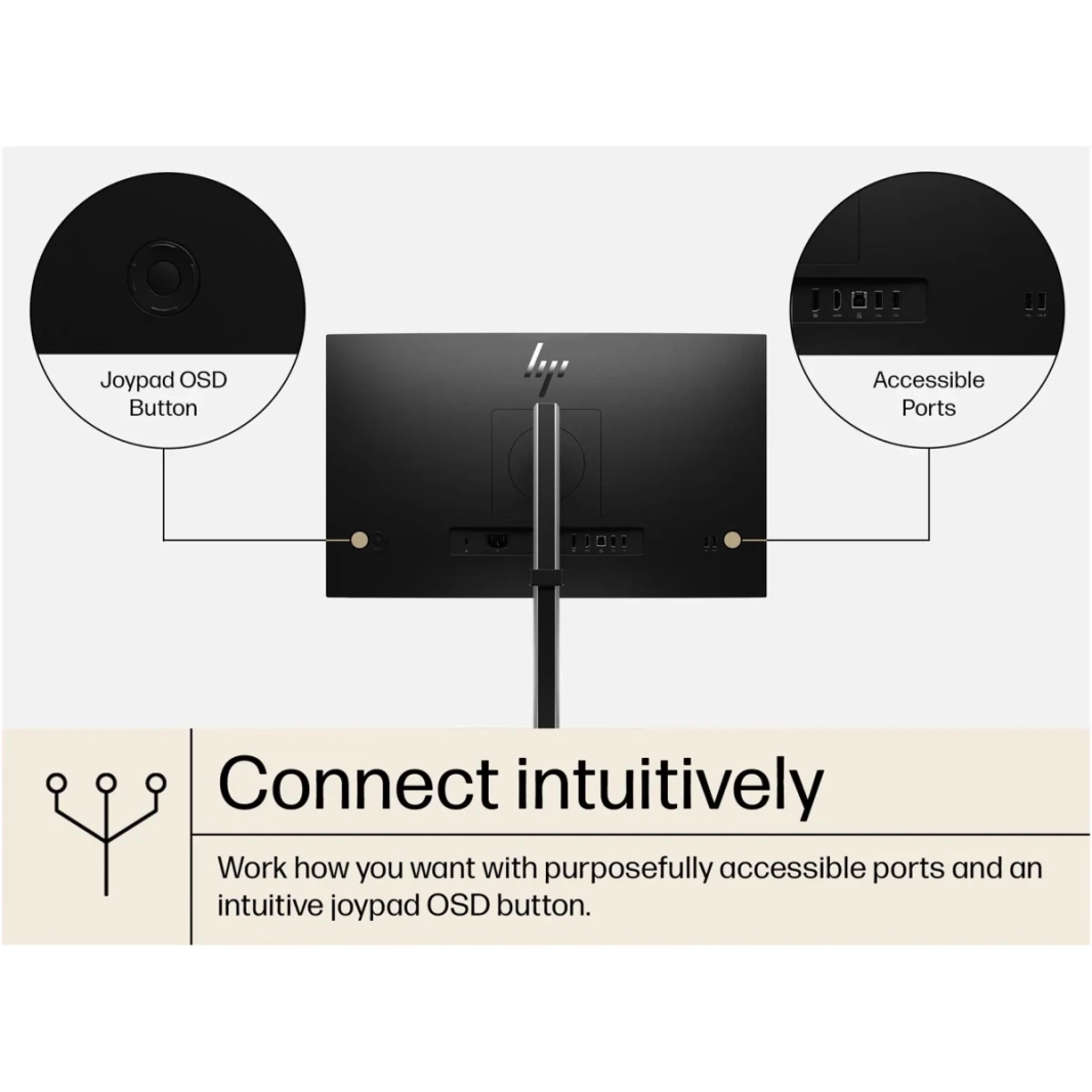 HP E24 G5 24" IPS Full HD Professional 75Hz 4-Way Adjustable Stand 99% sRGB HP Eye Ease w/ Display Port & HDMI & USB Hub