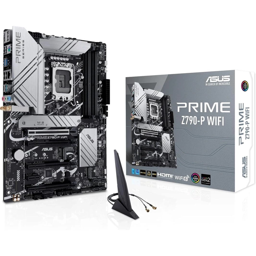 ASUS Prime Z790-P WiFi 6E DDR5 Intel 13th&12th Gen ATX Motherboard 3x M.2 Thunderbolt 4 RGB Lighting