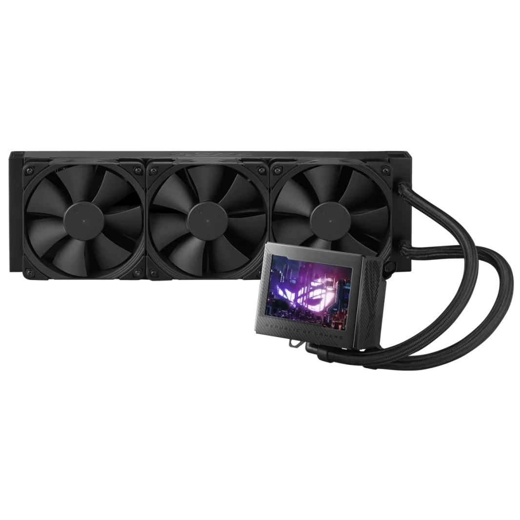 ASUS ROG RYUJIN III 360 All-in-One CPU CPU COWNER 360MM ASETEK 8th Gen Pump w/ 3x Noctua Industrial PPC Fans و 3.5 "LCD