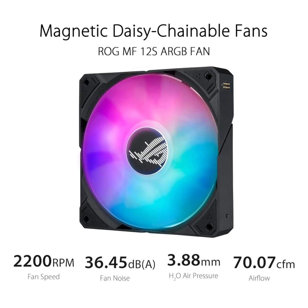 ASUS ROG RYUJIN III 360 ARGB All-in-One CPU CONDAIR 360MM CHALIATIAR W/ 3X MAGNECT 120MM ARGB و 3.5 "شاشة LCD
