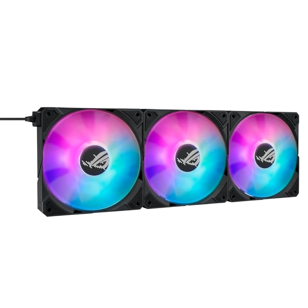 ASUS ROG RYUJIN III 360 ARGB All-in-One CPU CONDAIR 360MM CHALIATIAR W/ 3X MAGNECT 120MM ARGB و 3.5 "شاشة LCD