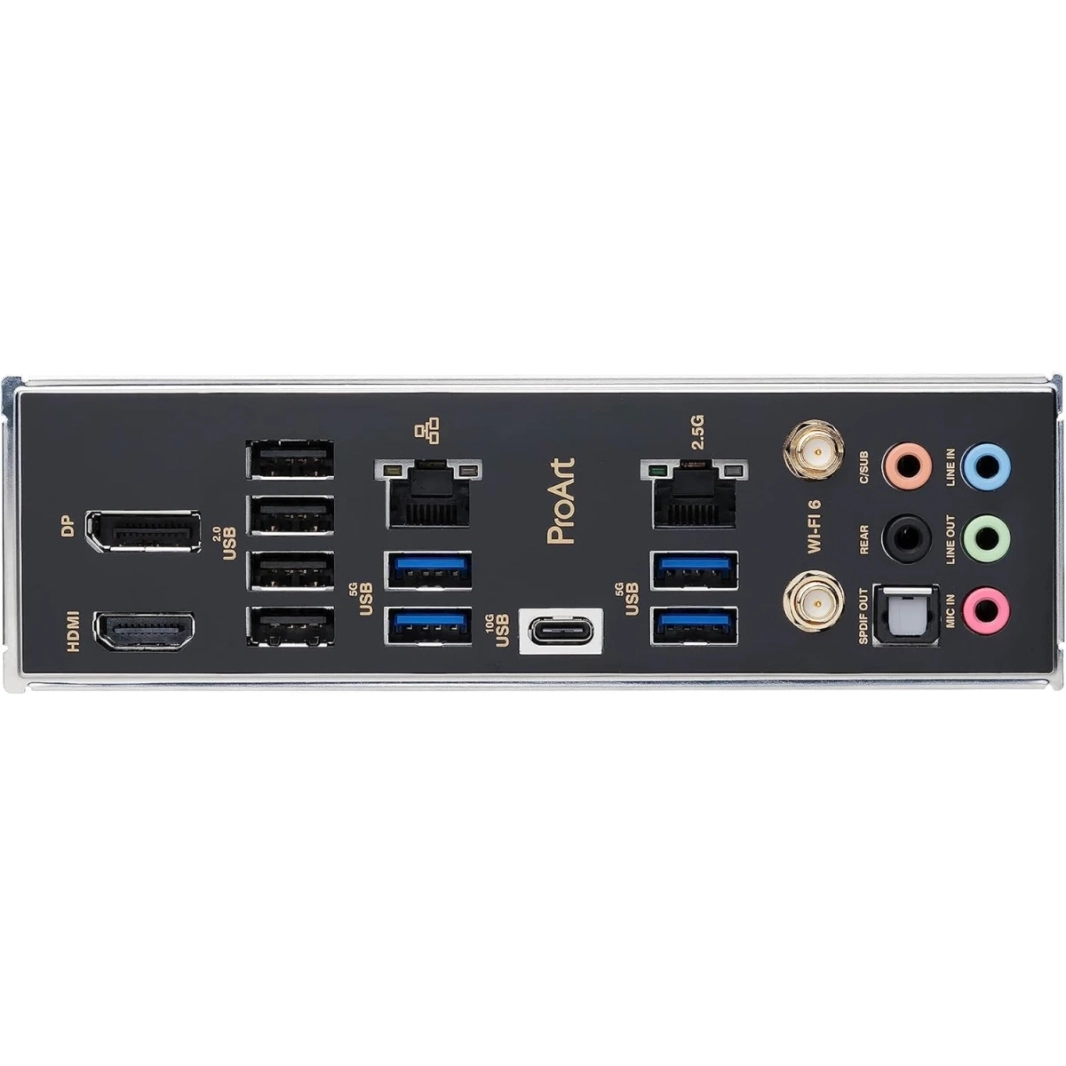 ASUS ProArt B760 CREATOR WiFi 6 Intel B760 LGA 1700 DDR5 PCIe 5.0 3x M.2 Slots 2.5 Gb & 1 Gb LAN Thunderbolt (USB4®)