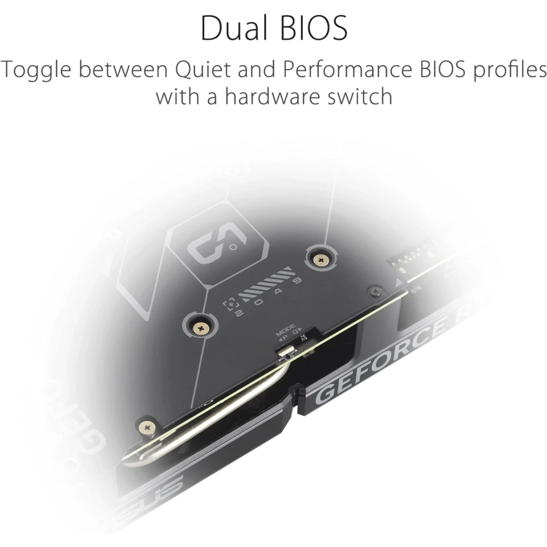 ASUS DUAL GEFORCE RTX ™ 4060 EVO OC EDITION 8GB GDDR6 PCIE 4.0 DLSS 3 AXIAL-TECH FAN DESIGN