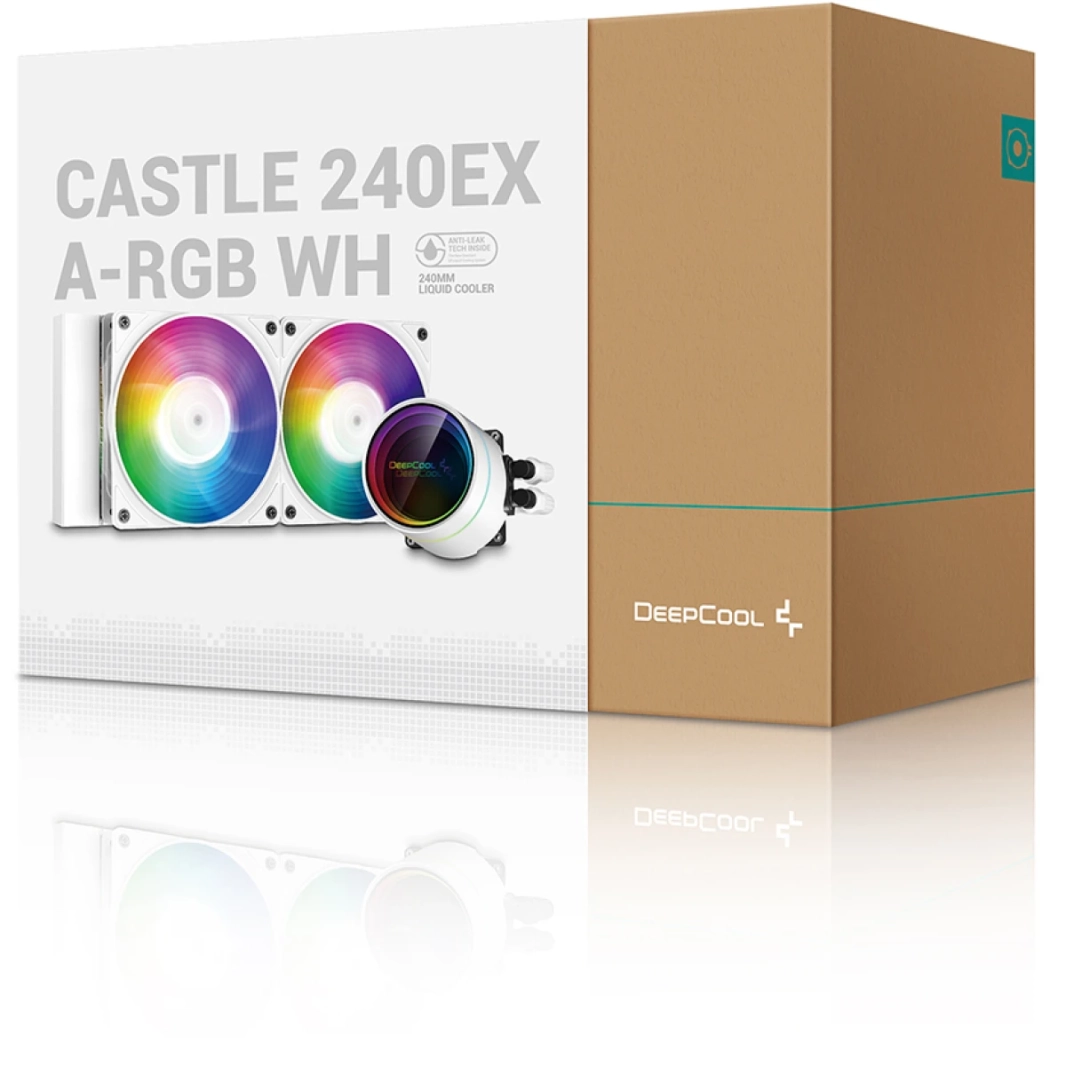 Deepcool Castle 240EX A-RGB AIO COWNER COARDER TENTRECTION