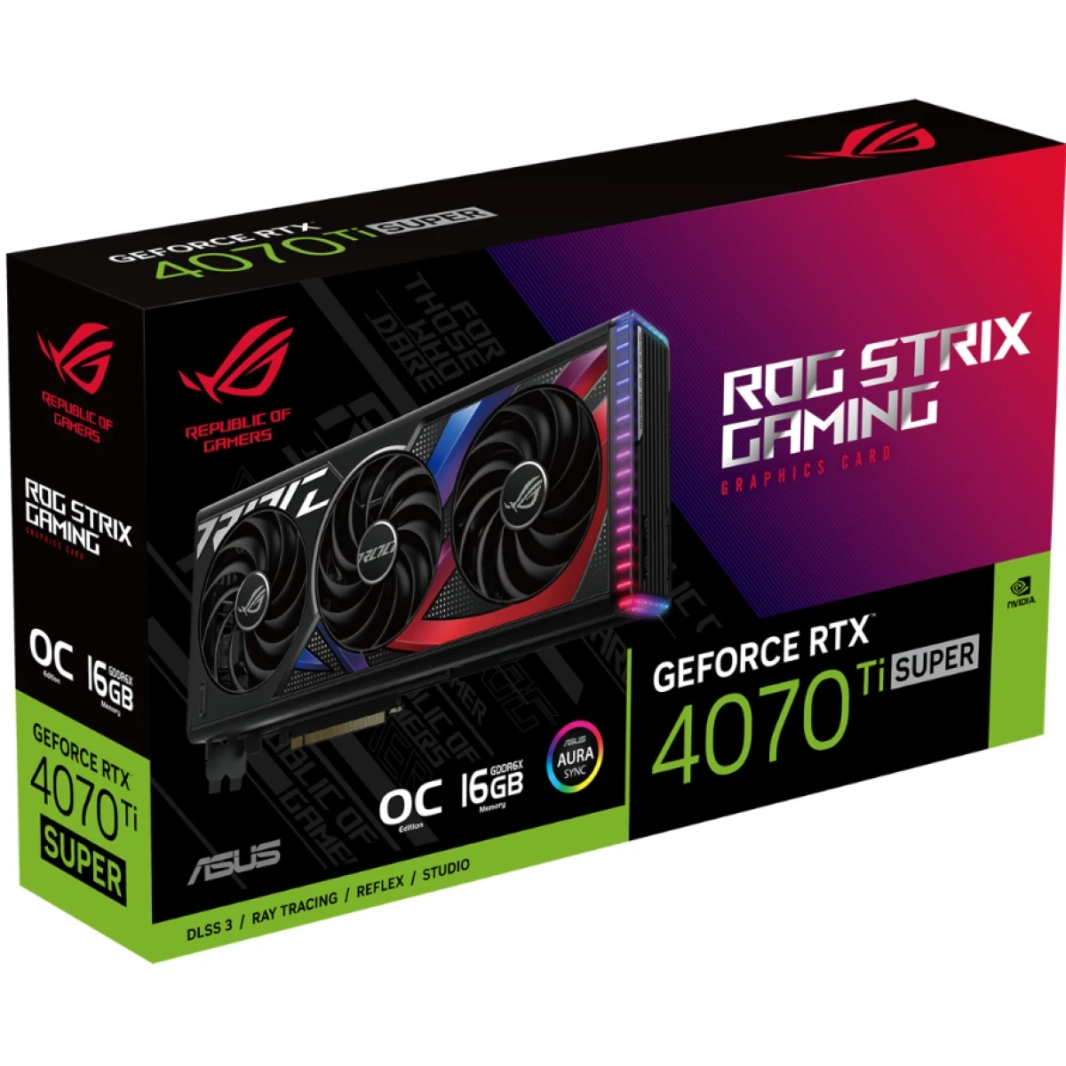 ASUS ROG Strix GeForce RTX 4070 TI Super 16GB GDDR6X OC EDITION GRASTS