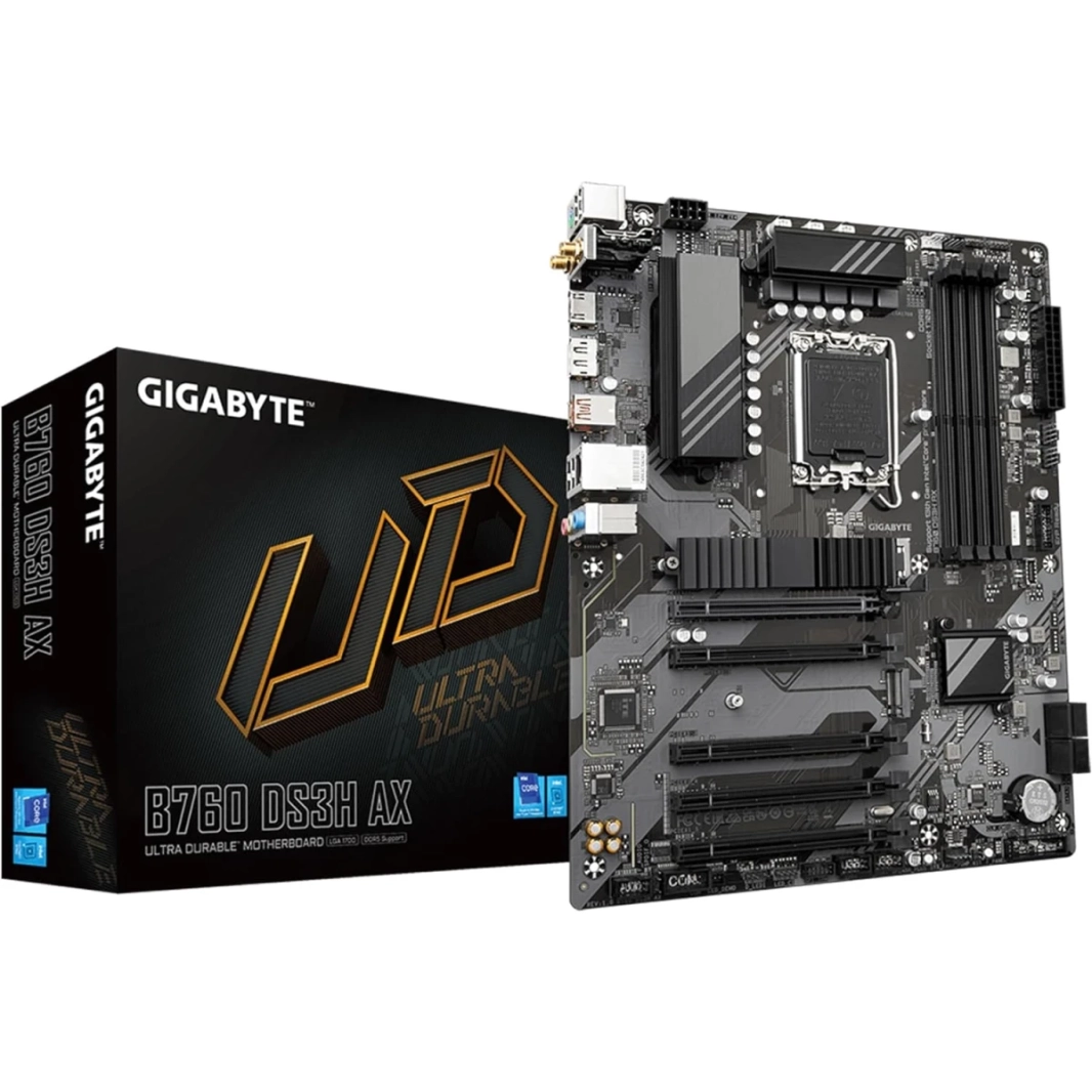 Gigabyte B760 DS3H AX WIFI 6E Intel B760 ATX DDR5 2X M.