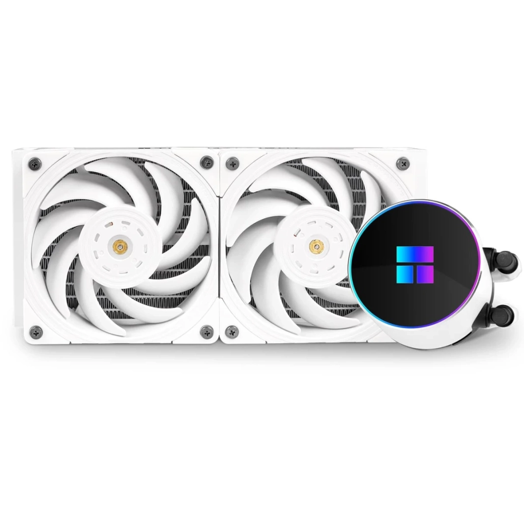 Thermalright Frozen Magic 240 Scenic V2 Water CPU COND 2 × 120 مم PWM FAN S -FDB V2.0 Bearing AMD/AM4 - أبيض