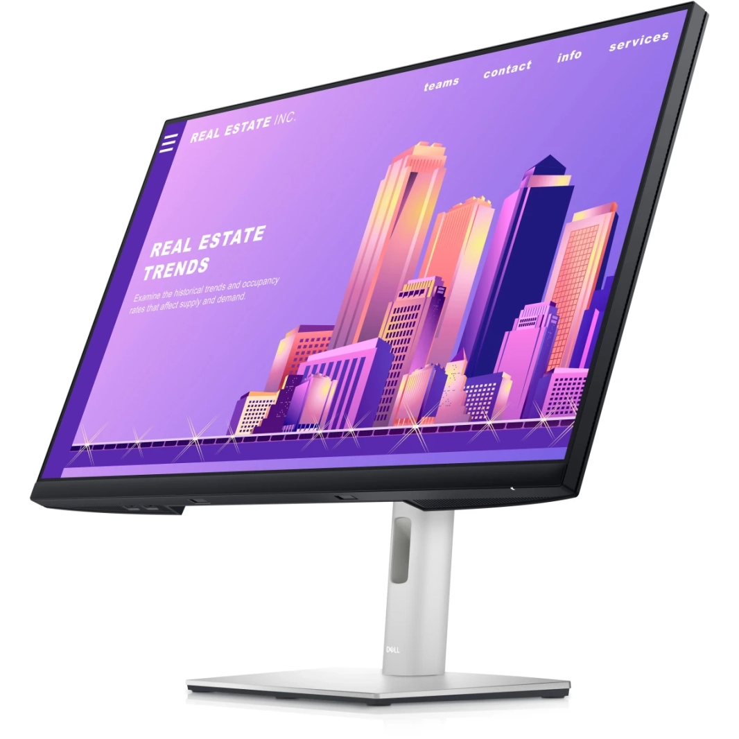 Dell P2722H 27 "IPS Full HD Profession Stand Monitor ، DP & HDMI & VGA & USB Hub