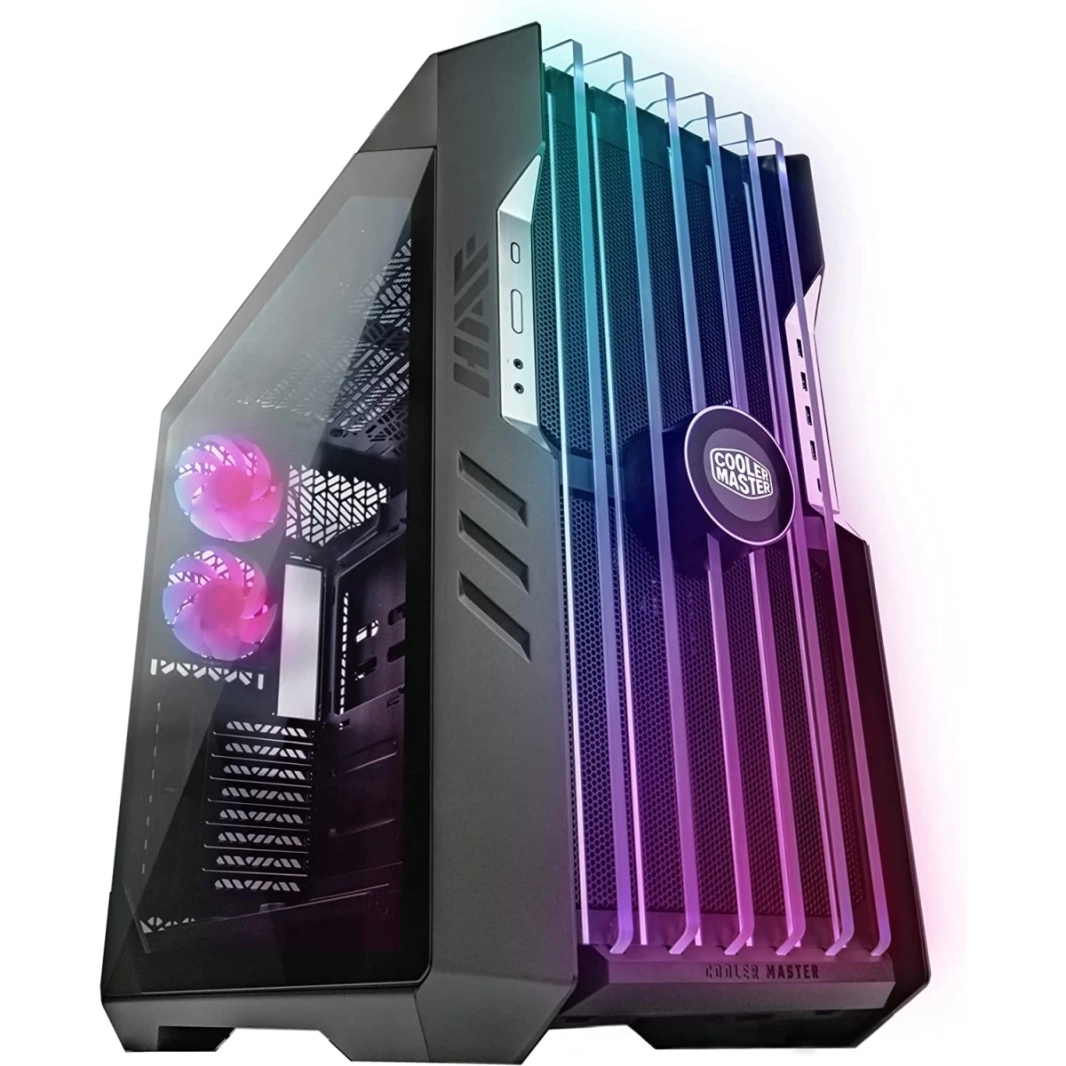 Cooler Master HAF 700 EVO E-ATX IRIS LCD LCD Trashable TG Front Panel Fans Argb