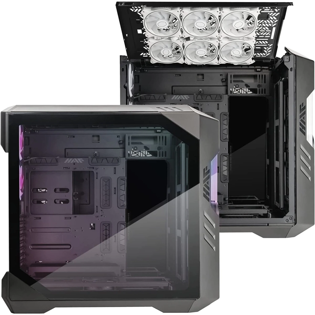 Cooler Master HAF 700 EVO E-ATX IRIS LCD LCD Trashable TG Front Panel Fans Argb