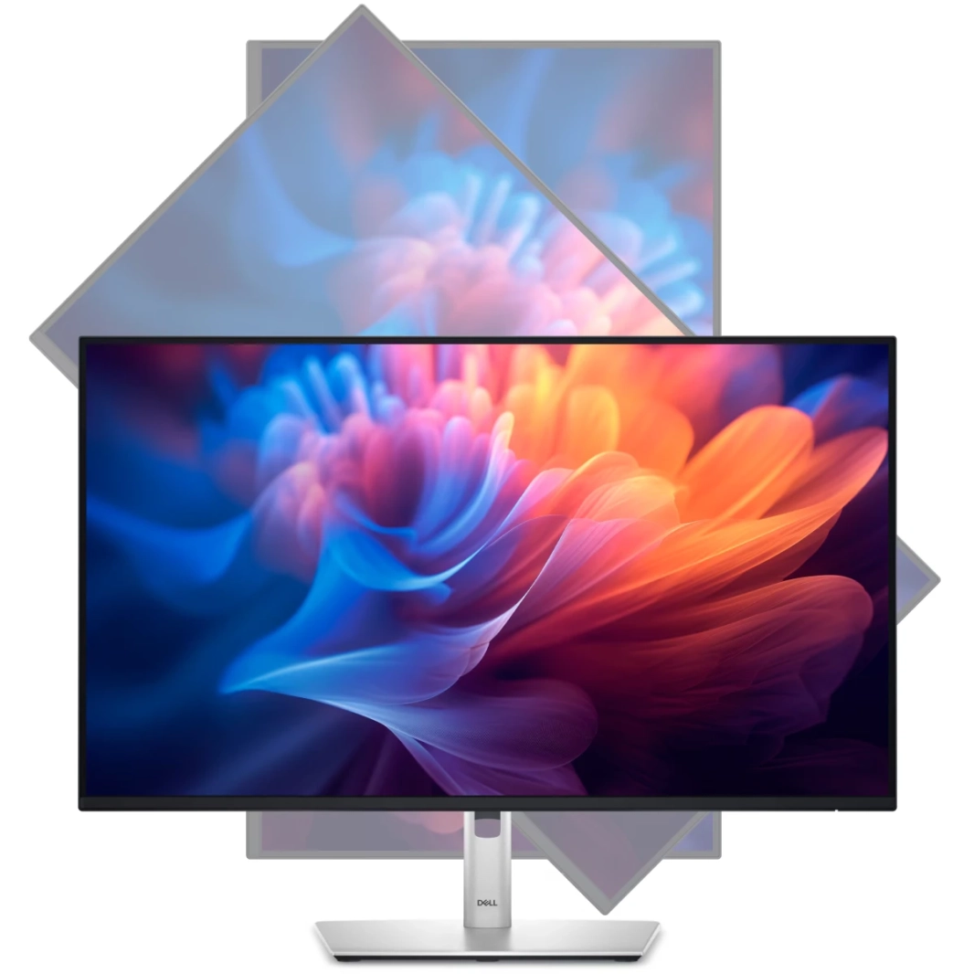 Dell P2725H (2024) 27 "IPS Full HD 100Hz Stand Stand Monitor Connectivity الواسعة (منفذ العرض ، HDMI ، VGA ، USB C ، USB HUB)