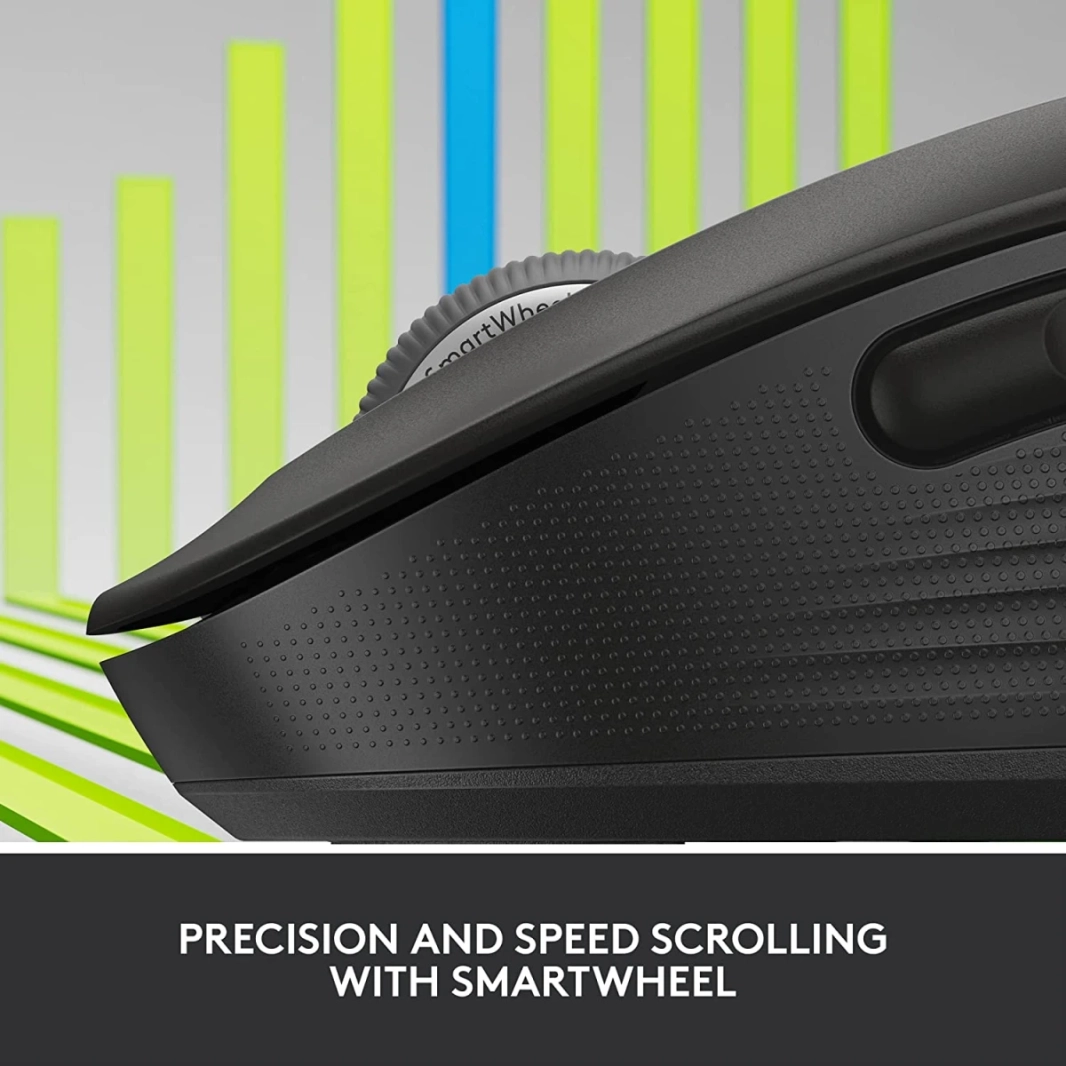 Logitech Signature M650 Silent 2 Year Battery Wireless & Bluetooth Multi-Device Compatibility