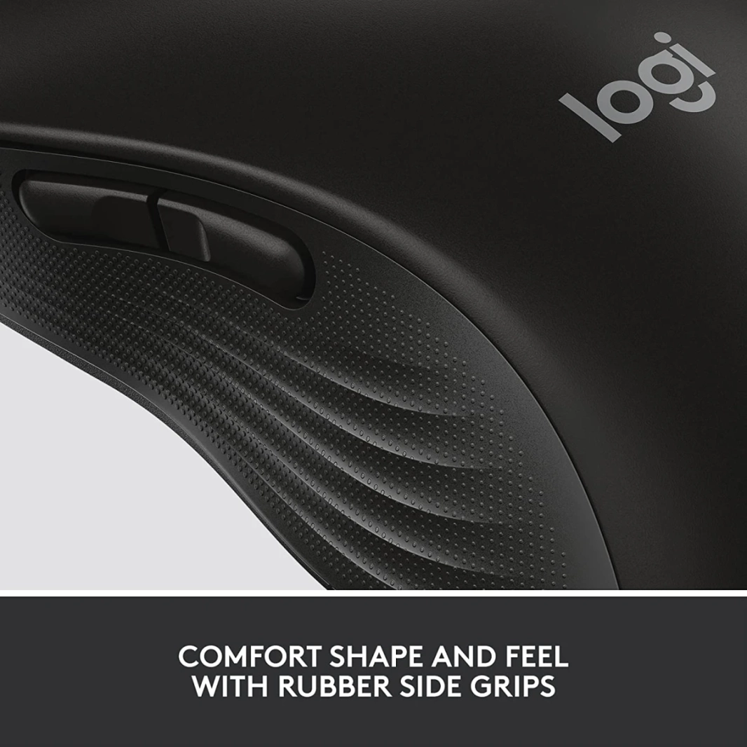 Logitech Signature M650 Silent 2 Year Battery Wireless & Bluetooth Multi-Device Compatibility
