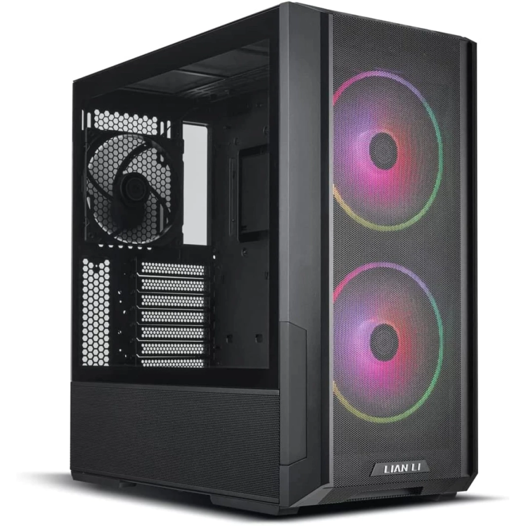 Lian Li Lancool 216RX Mesh High Airblow Argb Mesh Pane W/ 3 PWM Fans w/ USB Type -C - Black