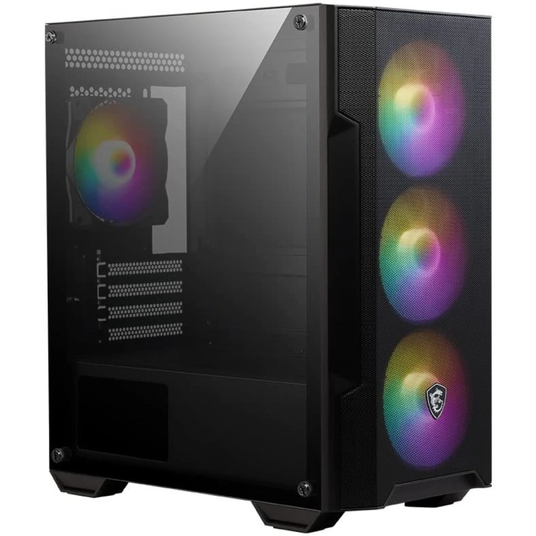 MSI Mag Forge M100A MICRO-ATX TOWER GLASS 4X 120MM AUTO-RGB FOR