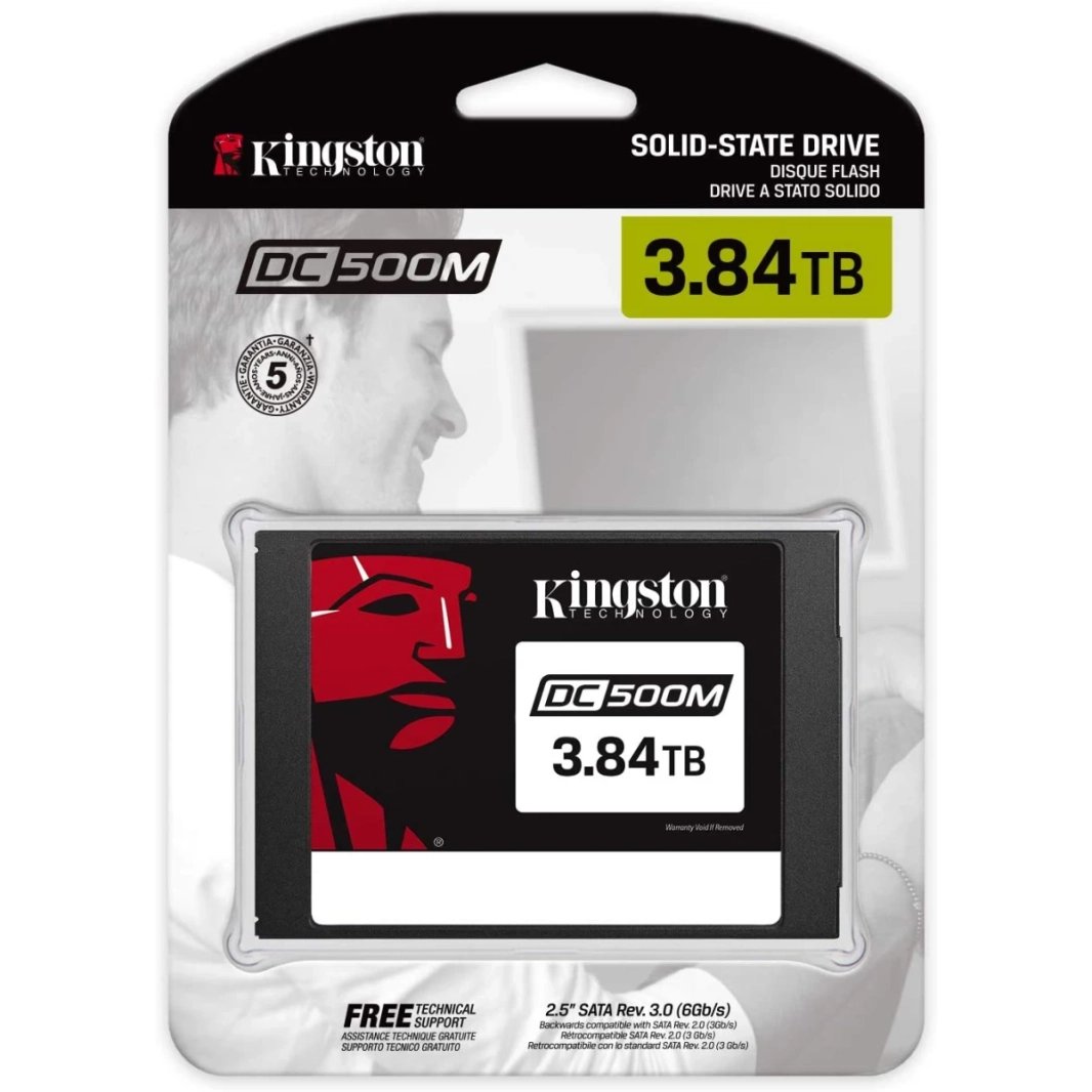 Kingston Data Centre DC500M 3.84 TB Enterprise Solid-State Drives