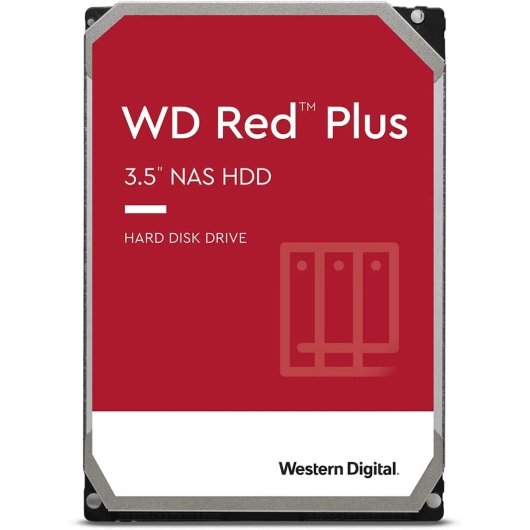 Western Digital 12tb WD Red Plus NAS HDD 7200RPM SATA 6 GB/S CMR 512 MB CACHE 3.5 "