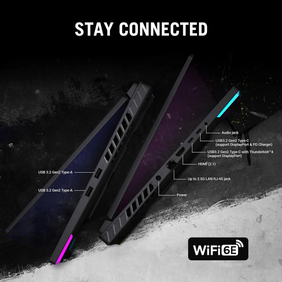 ASUS ROG Strix G16 (2023) G614JV NEW 13GEN Intel Core I7 13650HX 14 CORES W/ RTX 4060 8GB DDR6 & 16 "