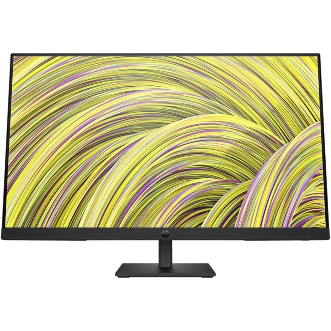 HP P27H G5 27 '' IPS Full HD 75Hz Anti -Glare Low Blue Light Display Port & HDMI & VGA واجهة مع ارتفاع ومكبرات الصوت - أسود - أسود
